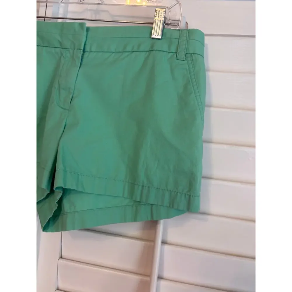 J. Crew Mint Broken In Chino Shorts Size 10